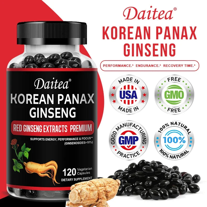 Organic Korean Red Ginseng Supplement