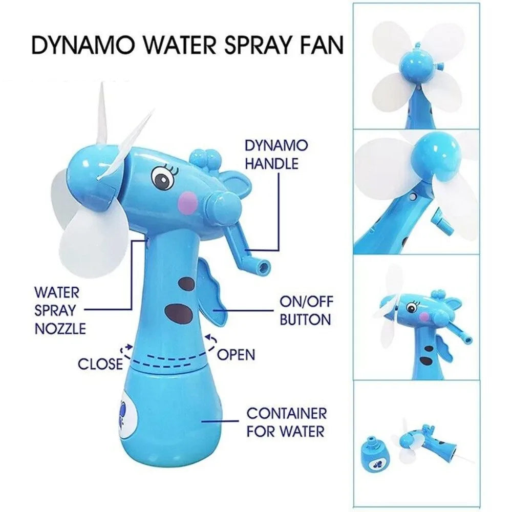 Mini Humidifier Cartoon Fan