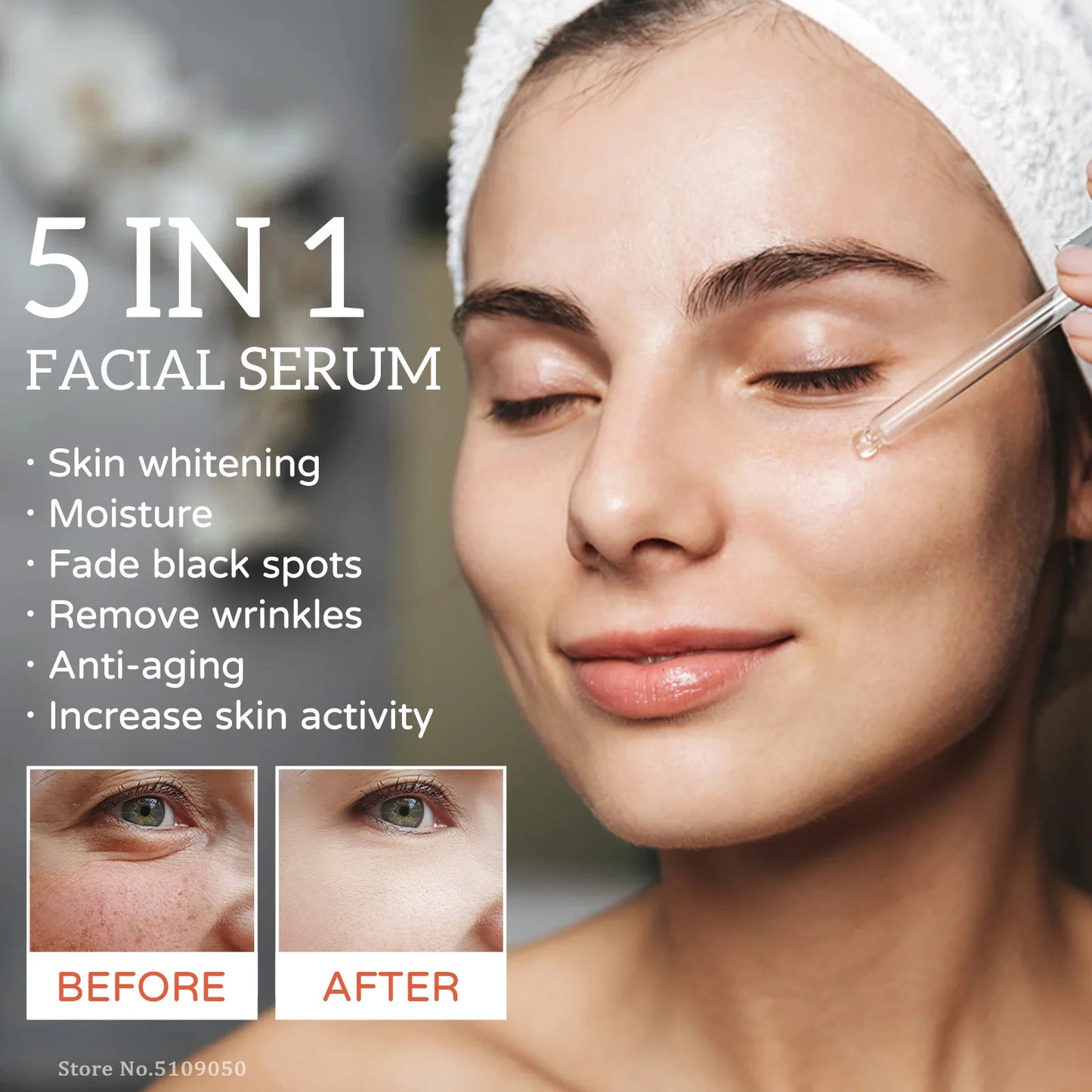 5 In 1 Face Serum Hyaluronic Acid Moisturizing