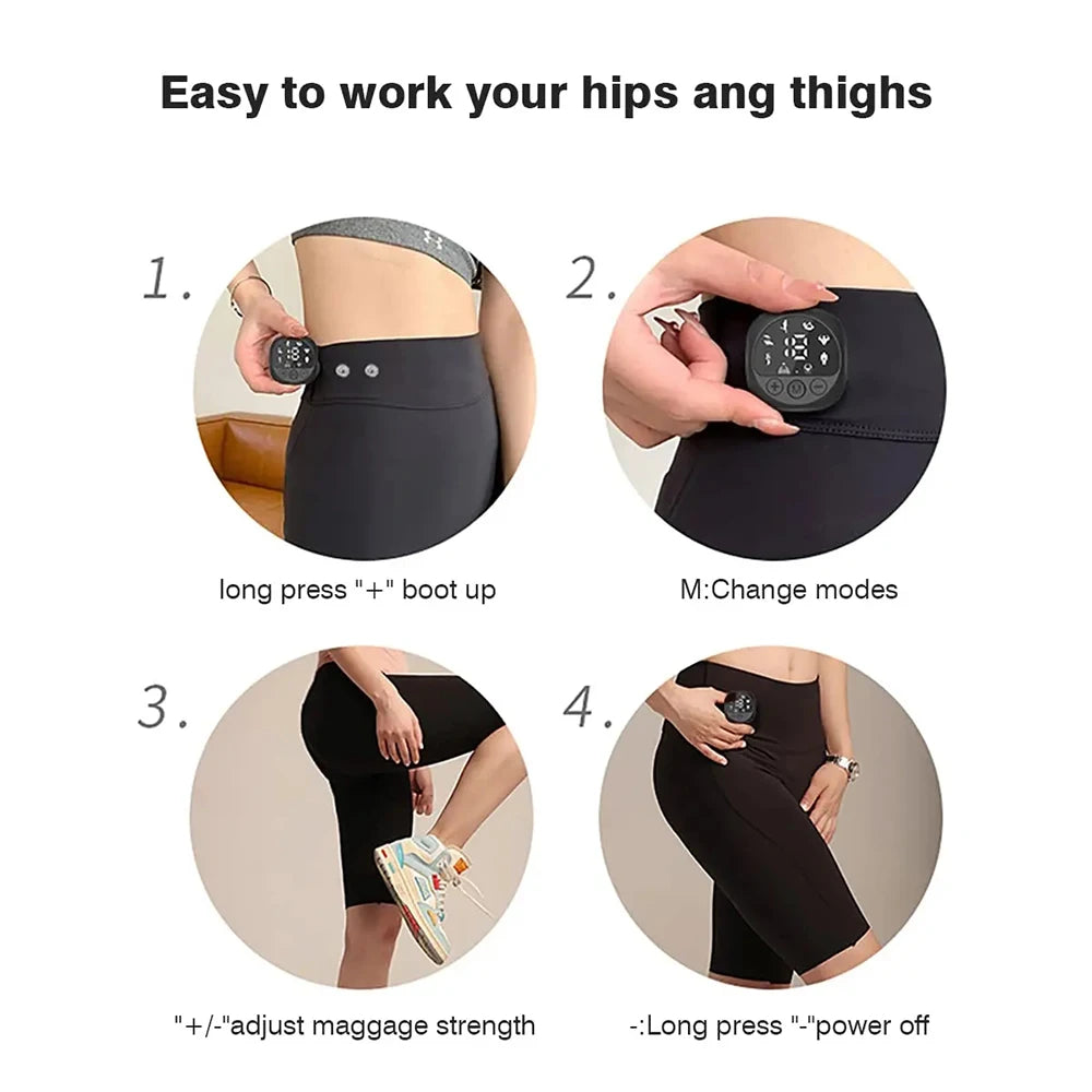 High Waist Yoga Pants with EMS Muscle Stimulator